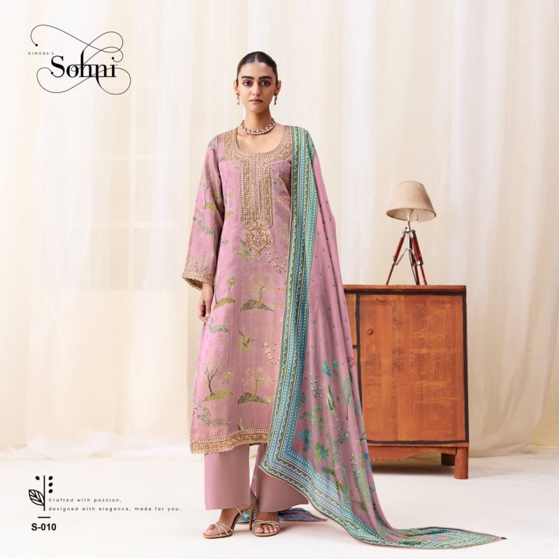 Bella By Kimora Sohni Kanjivaram Salwar Suits 